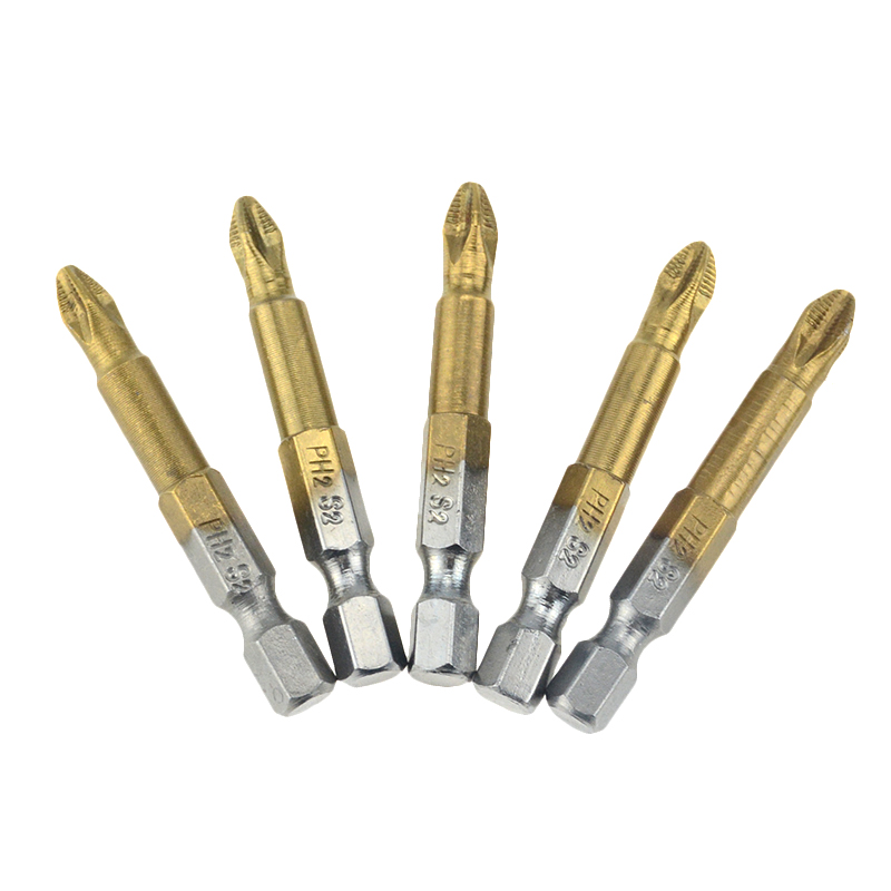 10/5pcs Titanium Coated PH2 Anti Slip Bits Electric Screwdriver Bits 1/4" Hex Shank For Repair Work 50mm 25mm
10/5pcs Titanium Coated PH2 Anti Slip Bits Electric Screwdriver Bits 1/4" Hex Shank For Repair Work 50mm 25mm