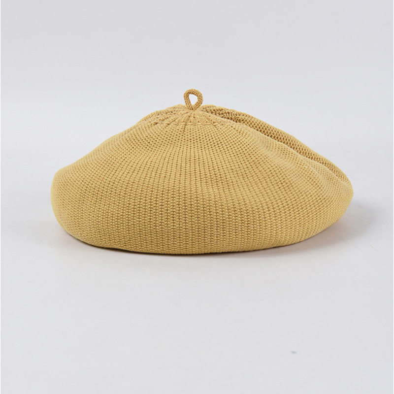 Women solid casual knit beret 2020 Autumn new all-match painter hat student retro beret hat, Beige
Women solid casual knit beret 2020 Autumn new all-match painter hat student retro beret hat, Beige