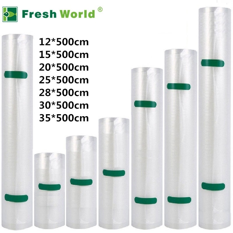Vacuum Seal Bags Roll For Storage Packing Sealing Machine BPA-free 3 Rolls / set Vaccum Bag Vacuum Sealer Rolls
Vacuum Seal Bags Roll For Storage Packing Sealing Machine BPA-free 3 Rolls / set Vaccum Bag Vacuum Sealer Rolls