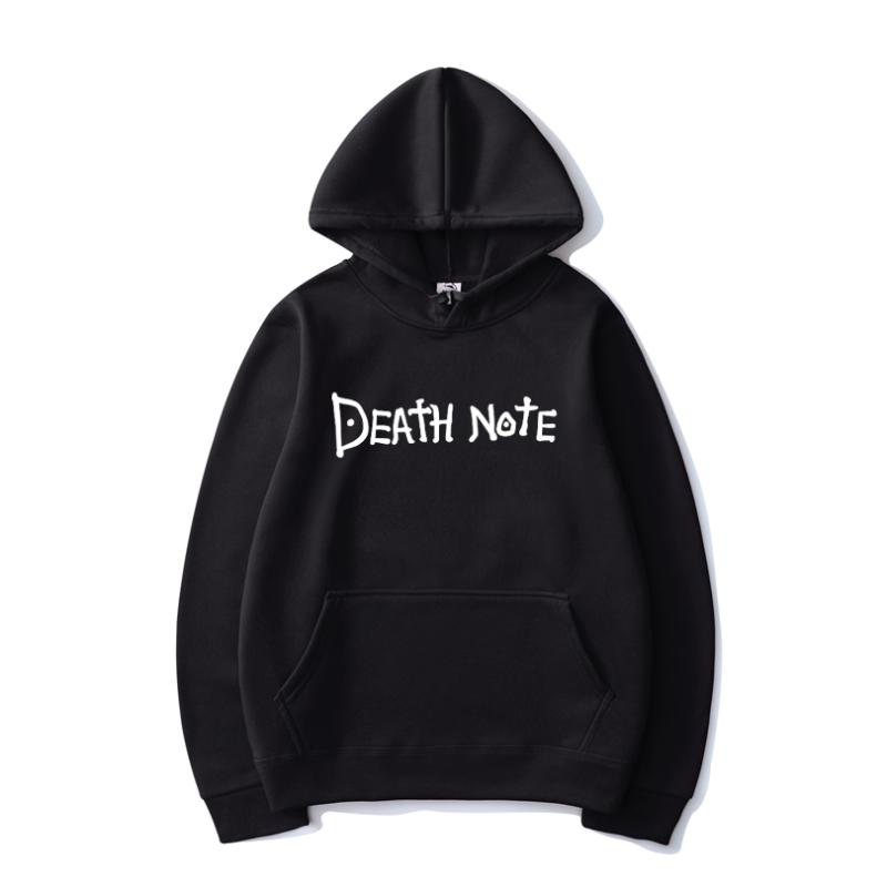 Death Note Solid Color Letter Printed Hoodies Harajuku Hip Hop Streetwear Men Women Anime Hooded Sweatshirt Pullover Hoodie Tops, White
Death Note Solid Color Letter Printed Hoodies Harajuku Hip Hop Streetwear Men Women Anime Hooded Sweatshirt Pullover Hoodie Tops, White