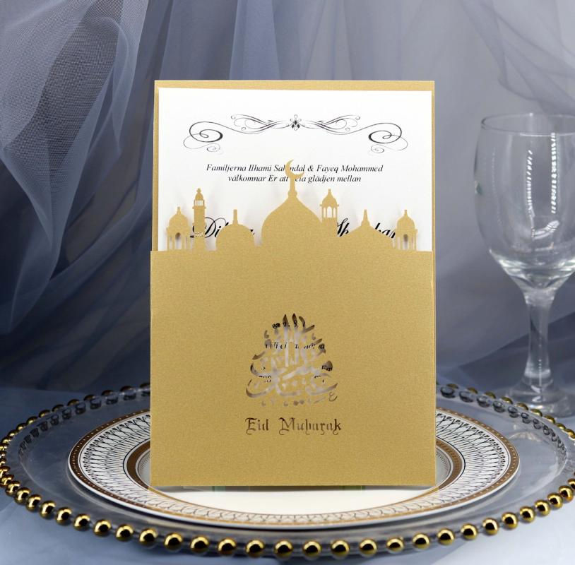 Eid Mubarak Card Ramadan Anniversary Party Cutting Invitation Cards Party Decor Supplies
Eid Mubarak Card Ramadan Anniversary Party Cutting Invitation Cards Party Decor Supplies