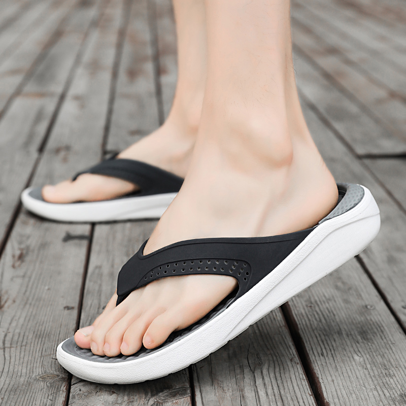 Summer Slippers Men's Fashion Online Red Flip-Flop Slippers Wear Beach Shoes Platform Ins Flip-flops Men, Black red (smaller)
Summer Slippers Men's Fashion Online Red Flip-Flop Slippers Wear Beach Shoes Platform Ins Flip-flops Men, Black red (smaller)