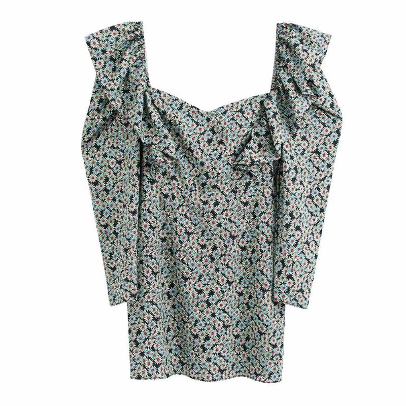 New Women Vintage Stacked Ruffles Floral Pattern Casual Slim Mini Dress Lady Stylish Retro Vestidos Chic Brand Dresses DS3389, As pic ds3389bb
New Women Vintage Stacked Ruffles Floral Pattern Casual Slim Mini Dress Lady Stylish Retro Vestidos Chic Brand Dresses DS3389, As pic ds3389bb