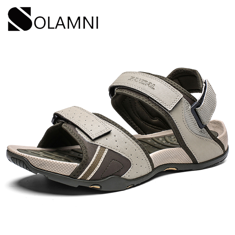 Casual Sandals Men Breathable Comfortable Sports Sandals Man Summer Hook&Loop Beach Sandalia Male Leisure Flat Shoes Flip Flops, Dark blue
Casual Sandals Men Breathable Comfortable Sports Sandals Man Summer Hook&Loop Beach Sandalia Male Leisure Flat Shoes Flip Flops, Dark blue