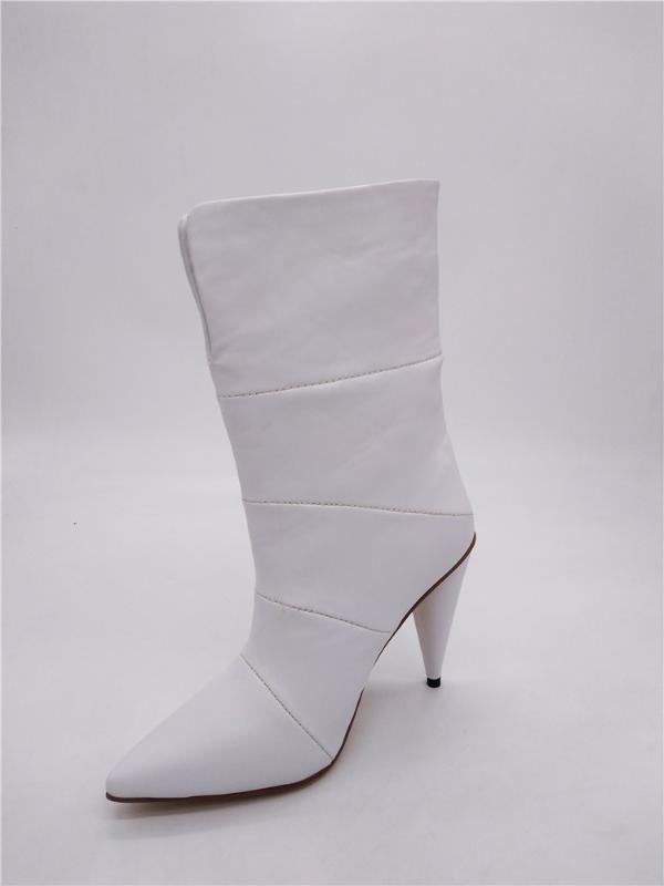 New Arrival Western 2020 Spike Heels Cowboy Boots For Woman Motorcycle White Botines Mid Calf Pointed Toe Leather Shoes female, As picture
New Arrival Western 2020 Spike Heels Cowboy Boots For Woman Motorcycle White Botines Mid Calf Pointed Toe Leather Shoes female, As picture