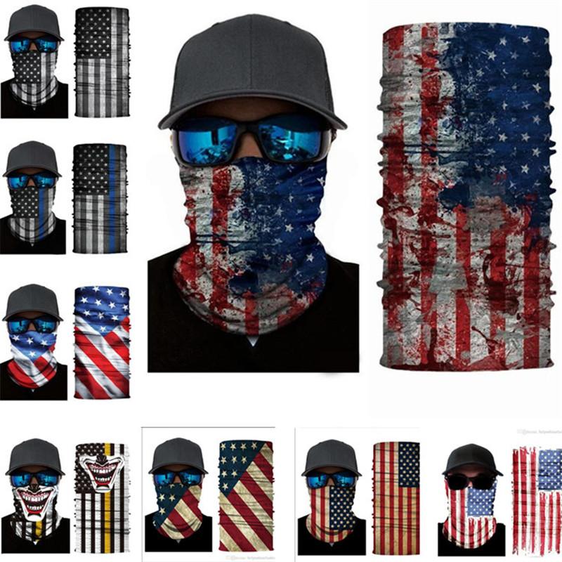 Outdoor Seamless Magic Scarf American Flag Face Mask Scarf Cycling Riding Masks multi-function Neckerchief 16 Color fy7137
Outdoor Seamless Magic Scarf American Flag Face Mask Scarf Cycling Riding Masks multi-function Neckerchief 16 Color fy7137