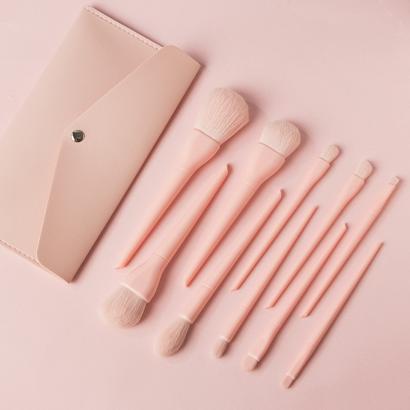 Candy Colors Makeup Brushes Set Professional Eyeshadow Eyebrow Foundation Powder Blush Blending Brushes Cosmetic Tool Juego De Brochas De Maquillaje W