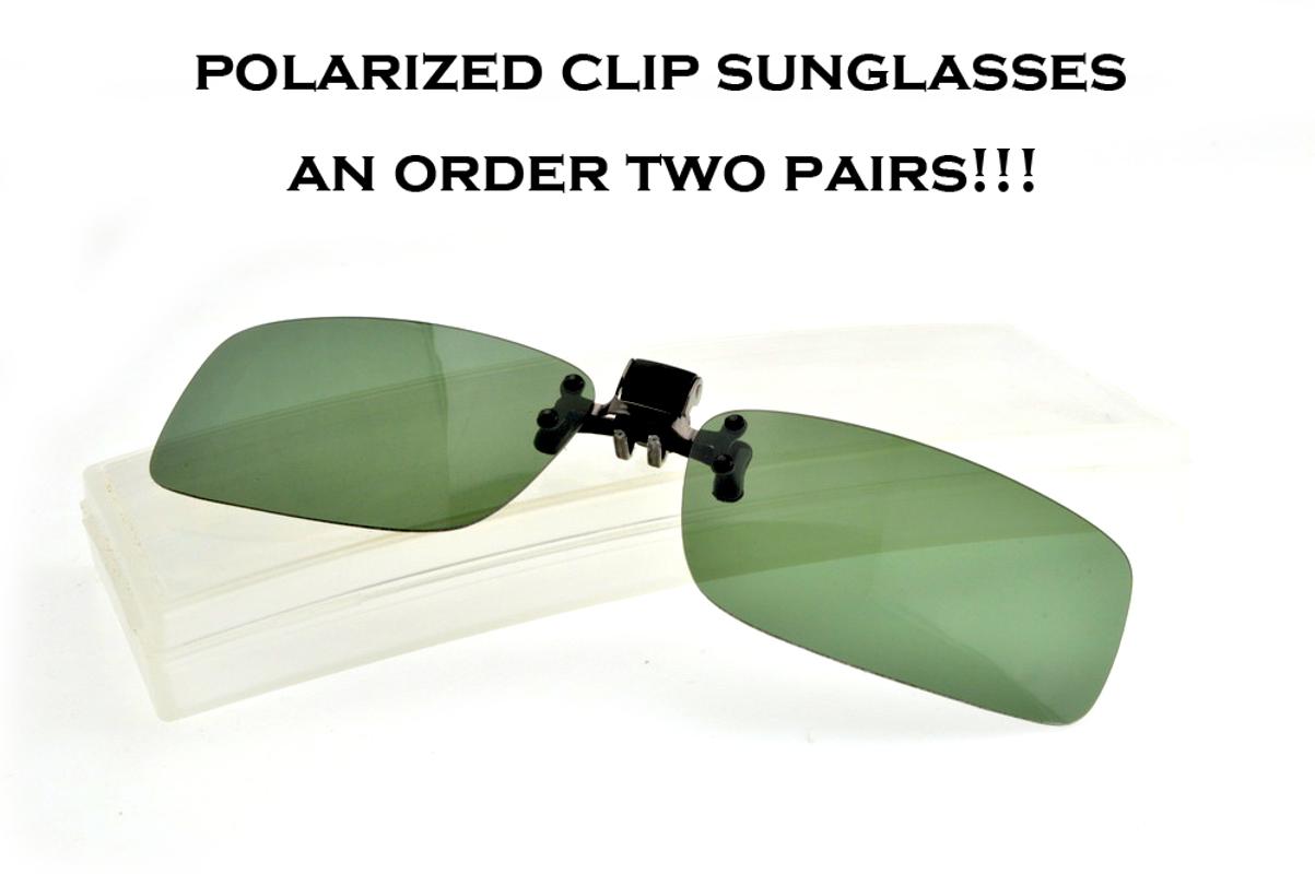 2020 Polarized Sunglasses Claravida Two Pairs!!! Dark Geen Polarized High Definition Sunglasses Clip For Myopia Glasses Reading
2020 Polarized Sunglasses Claravida Two Pairs!!! Dark Geen Polarized High Definition Sunglasses Clip For Myopia Glasses Reading