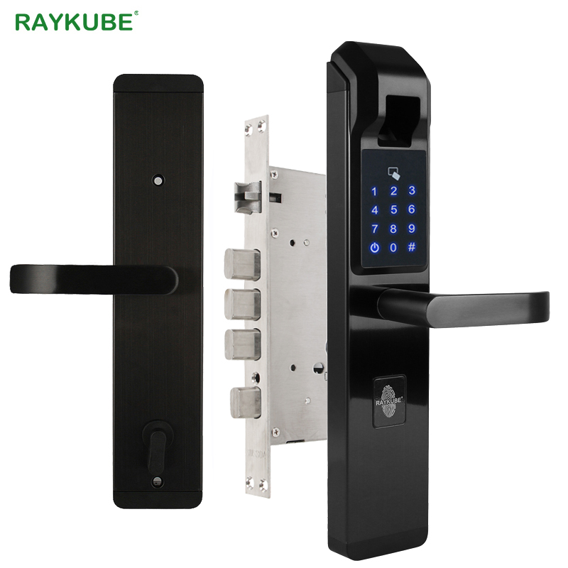 RAYKUBE Biometric Fingerprint Door Lock Intelligent Electronic Lock Fingerprint Verification With Password & RFID Unlock R-FZ3
RAYKUBE Biometric Fingerprint Door Lock Intelligent Electronic Lock Fingerprint Verification With Password & RFID Unlock R-FZ3