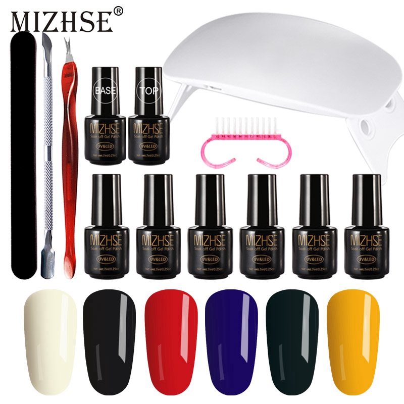 MIZHSE Nail Gel Varnish Color UV Gel Hybrid Sets Top Coat and Base Coat for Nails Semi Permanent Nail Polish LED Lamp Dryer
MIZHSE Nail Gel Varnish Color UV Gel Hybrid Sets Top Coat and Base Coat for Nails Semi Permanent Nail Polish LED Lamp Dryer