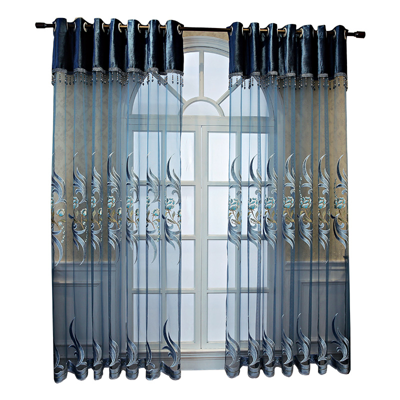 Custom curtain European embroidered luxurious Velvet window livingroom blue bedroom blackout curtain tulle drape M869, Tulle sheer
Custom curtain European embroidered luxurious Velvet window livingroom blue bedroom blackout curtain tulle drape M869, Tulle sheer