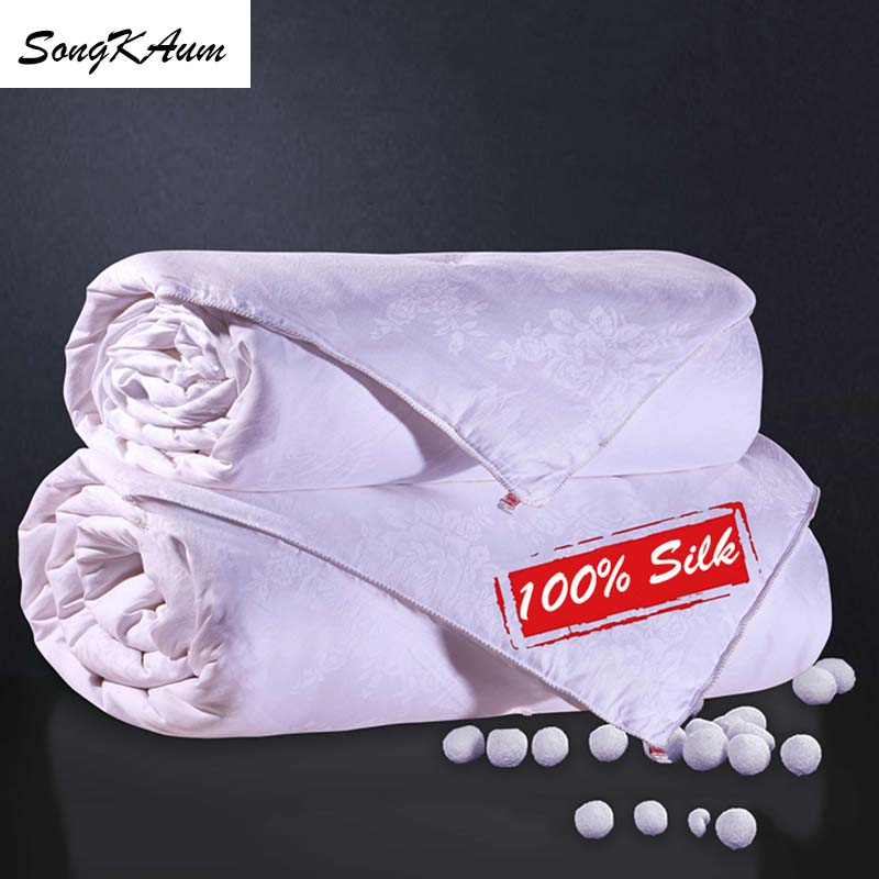 Comforters & Sets SongKAum High Quality 100% Mulberry Silk Quilt Duvets Four Seasons Keep Warm Cotton Cover Queen Full Size, White
Comforters & Sets SongKAum High Quality 100% Mulberry Silk Quilt Duvets Four Seasons Keep Warm Cotton Cover Queen Full Size, White