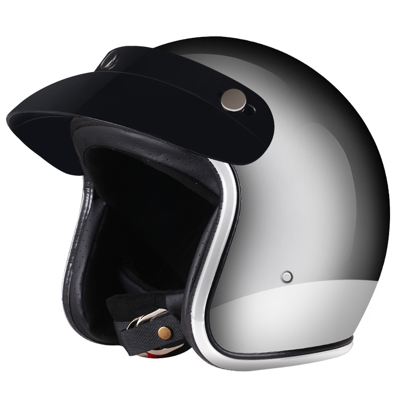 Motorcycle Helmet Retro Reflective Silver Plated Motorbike Half Helmet Personality Cool Moto Scooter Motorcycle Vintage
Motorcycle Helmet Retro Reflective Silver Plated Motorbike Half Helmet Personality Cool Moto Scooter Motorcycle Vintage