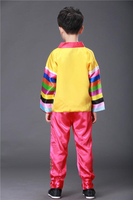Kid boy Traditional Korean clothing Male Hanbok hanfu Clothes Hanfu holiday party Performance dance costume for children
