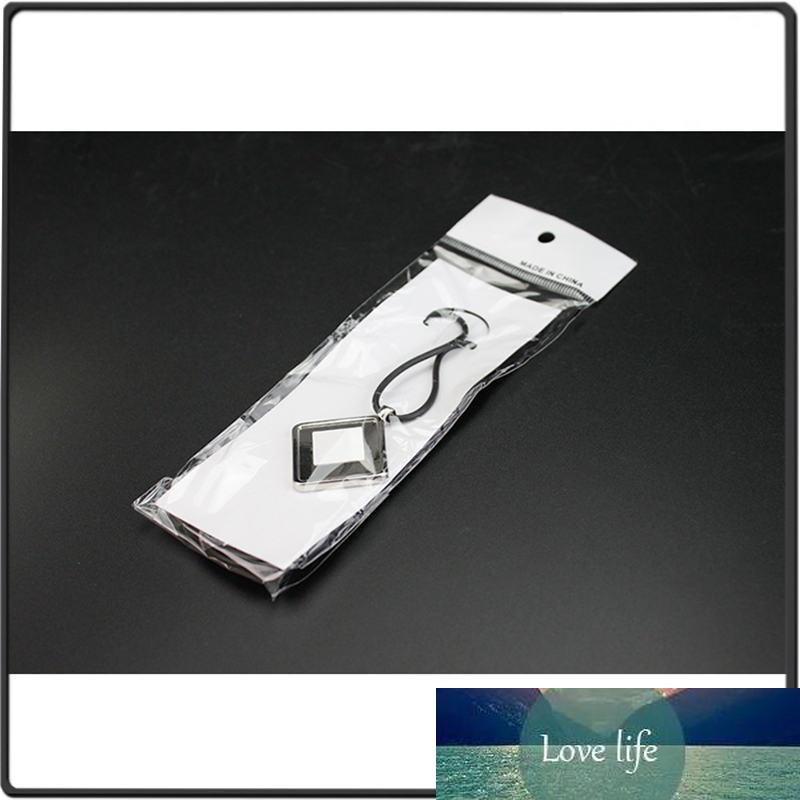 rhombus blank necklace pendant for sublimation rectangle square blank necklaces pendants for heat Transfer factory wholesale price