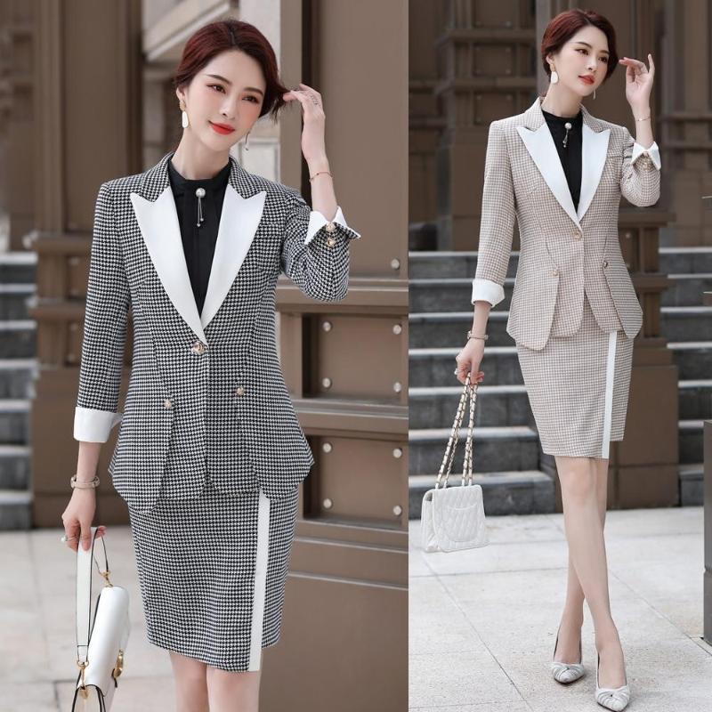 Fashion Casual Black Blazer Women Business Suits with Skirt and Jacket Sets Ladies Work Wear Office Uniform Styles, Blazer only
Fashion Casual Black Blazer Women Business Suits with Skirt and Jacket Sets Ladies Work Wear Office Uniform Styles, Blazer only