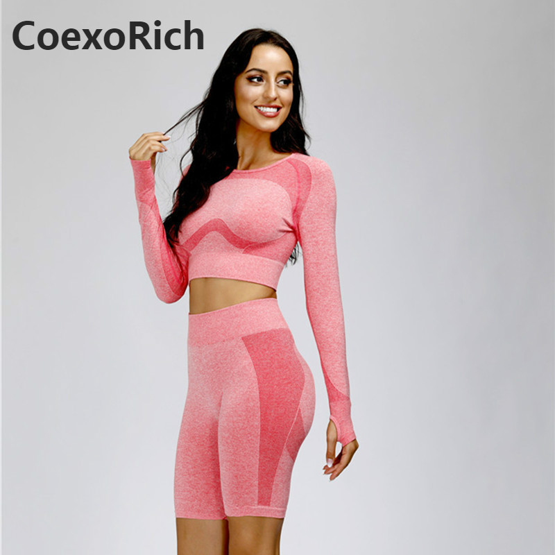 Gym Yoga Set Tracksuit Women Sportswear Sport Suit Workout Clothes Fitness Crop Top High Waist Shorts Seamless Sleeveless, 0708 sky blue shorts
Gym Yoga Set Tracksuit Women Sportswear Sport Suit Workout Clothes Fitness Crop Top High Waist Shorts Seamless Sleeveless, 0708 sky blue shorts