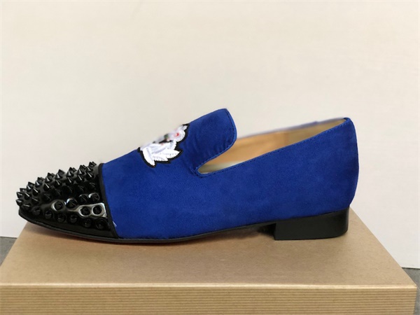 Men Red Bottom Shoes Pik Boat Dandelion Spikes Greggo Orlato Flat Shoes Patent Leather Espadrilles Men Shoes Party Shoe US 12.5