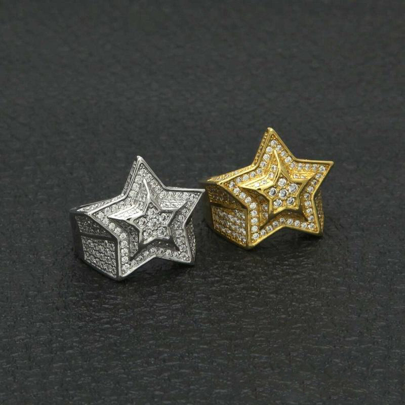 iced out star ring for men hip hop luxury designer mens bling diamond rings 18k gold plated gold silver western punk fashion jewelry gift
iced out star ring for men hip hop luxury designer mens bling diamond rings 18k gold plated gold silver western punk fashion jewelry gift
