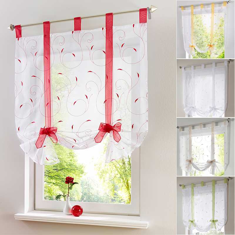 2020 Vertical Blind Tulled Curtains Jacquard Roman Blinds Floral Sheer Panel Multi-colors Short Tulle Window Door Curtains, 60x140cm
2020 Vertical Blind Tulled Curtains Jacquard Roman Blinds Floral Sheer Panel Multi-colors Short Tulle Window Door Curtains, 60x140cm
