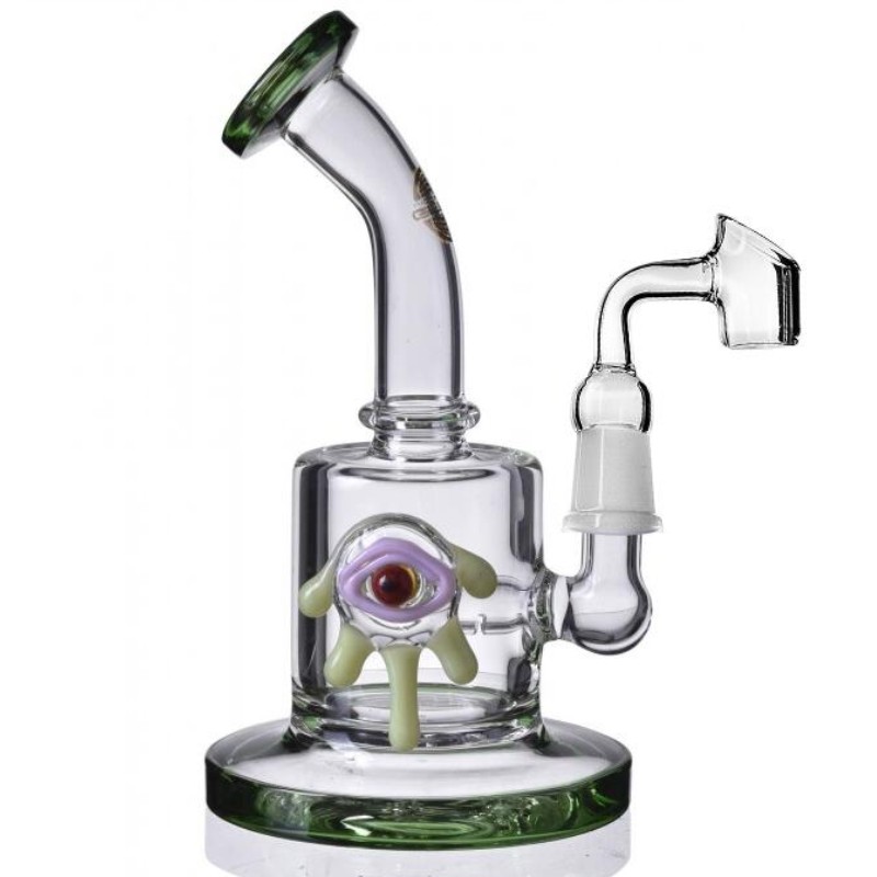 Eye design water pipe 8 inches Glass Bongs with sprinkle perc dab rig artist Water Pipes with 14 mm glass banger joint
Eye design water pipe 8 inches Glass Bongs with sprinkle perc dab rig artist Water Pipes with 14 mm glass banger joint