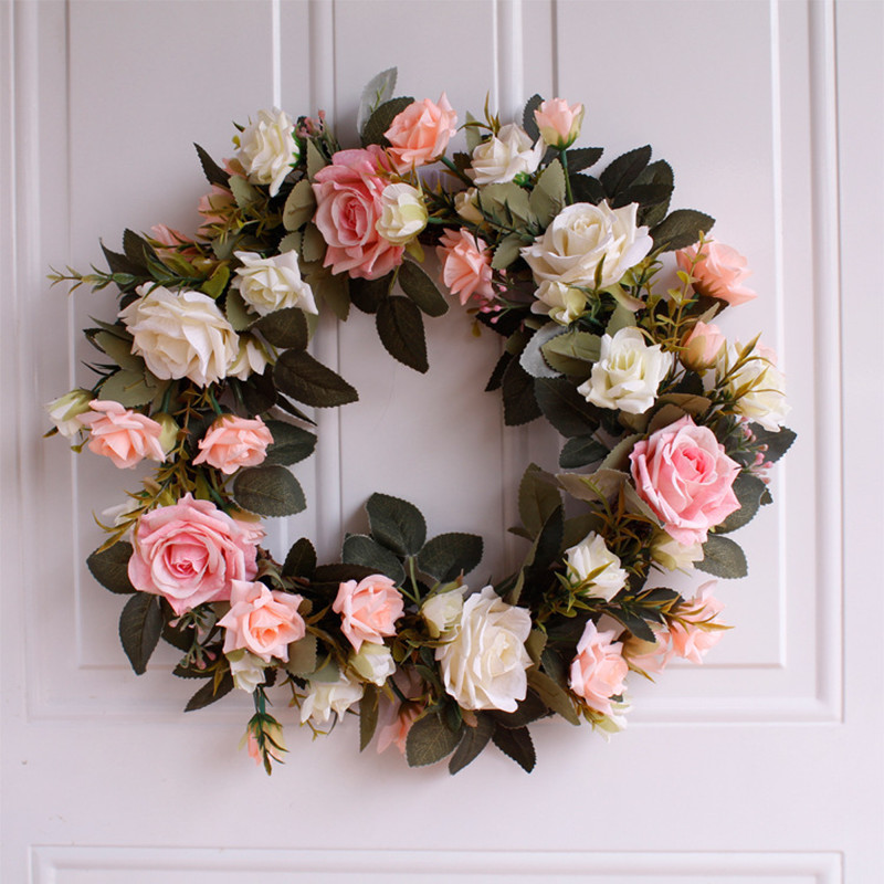 Small rose rose wall decoration hanging decoration wall 35cm Christmas wreath wholesale Free Shipping, Pink
Small rose rose wall decoration hanging decoration wall 35cm Christmas wreath wholesale Free Shipping, Pink