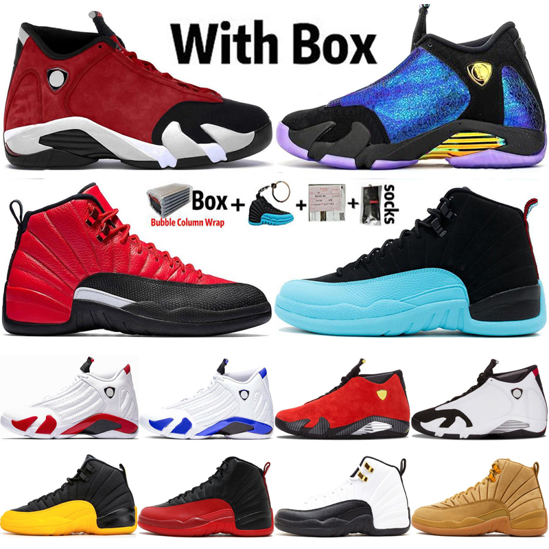 Mens Jumpman 14 High OG 14s Men Basketball Shoes Black Toe Gym Red Turbo DMP 12 12s University Gold Playoff Women Sneakers Trainers Size 7-13 With Box, 37 
Mens Jumpman 14 High OG 14s Men Basketball Shoes Black Toe Gym Red Turbo DMP 12 12s University Gold Playoff Women Sneakers Trainers Size 7-13 With Box, 37