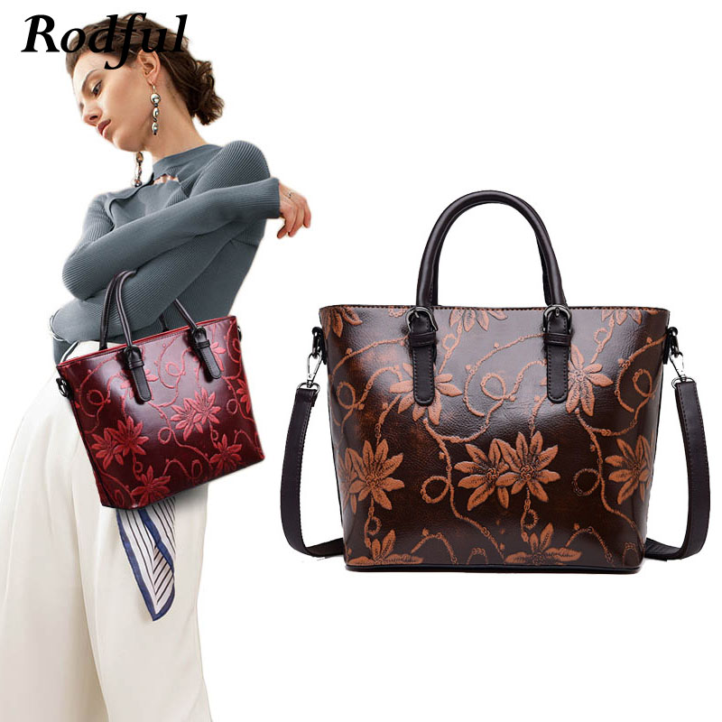 High quality retro floral embossed leather women's handbag vintage hand bags for women 2020 Luxury tote purse shoulder bag lady, Black
High quality retro floral embossed leather women's handbag vintage hand bags for women 2020 Luxury tote purse shoulder bag lady, Black