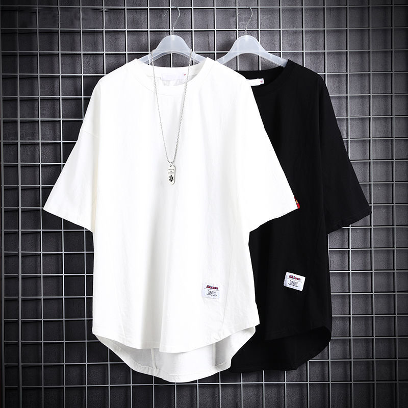 Summer round neck men's solid color short-sleeved t-shirt student loose Korean half sleeve casual trend five-point sleeve, Brown
Summer round neck men's solid color short-sleeved t-shirt student loose Korean half sleeve casual trend five-point sleeve, Brown