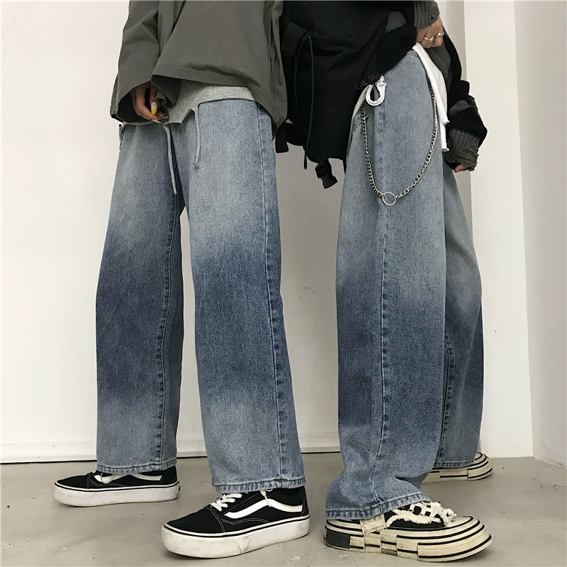 2020 Autumnnew Man' INS Nostalgic Denim Straight Wide Leg Trousers Loose Youth Fashion Trendy Casual Pants -XL, Blue
2020 Autumnnew Man' INS Nostalgic Denim Straight Wide Leg Trousers Loose Youth Fashion Trendy Casual Pants -XL, Blue