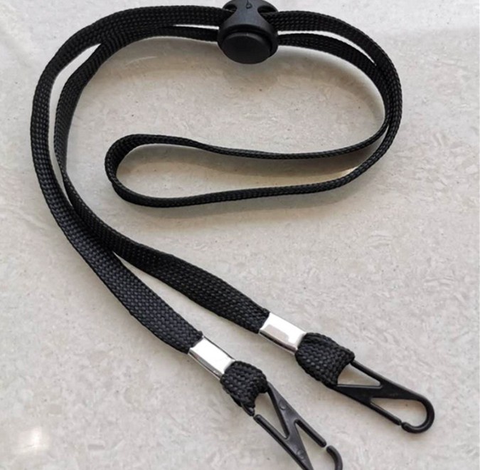 Face mask adjustable lanyard mask rope Extension Handy Convenient windproof Rope Rest Ear Holder Hang On Neck String Hat Lanyard 100 pcs