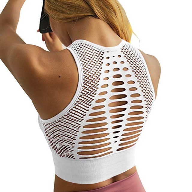 2020 Seamless Sports Bra Top Fitness Women Racerback Running Crop Tops Pink Workout Padded Yoga Bra High Impact Activewear, G202835
2020 Seamless Sports Bra Top Fitness Women Racerback Running Crop Tops Pink Workout Padded Yoga Bra High Impact Activewear, G202835