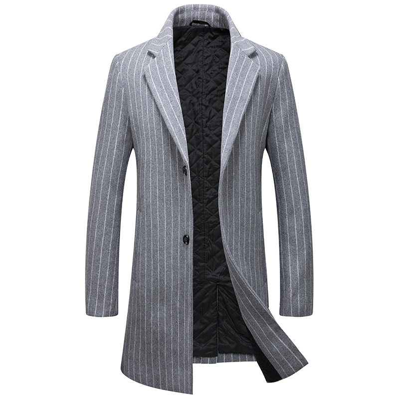 New Arrival Winter Men Wool Overcoat Casual Striped Single Breasted Thick Mens Padded Coat Fashion Warm Size L Xl 2xl 3xl, Black
New Arrival Winter Men Wool Overcoat Casual Striped Single Breasted Thick Mens Padded Coat Fashion Warm Size L Xl 2xl 3xl, Black