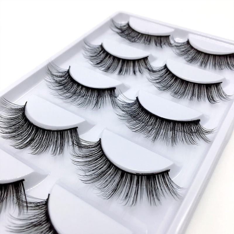 NEW 5 Pairs Mink Hair Handmade False Eyelashes Natural Cross Long Fake Eye Lashes Extension Wispy Mink Individual Eyelashes
NEW 5 Pairs Mink Hair Handmade False Eyelashes Natural Cross Long Fake Eye Lashes Extension Wispy Mink Individual Eyelashes