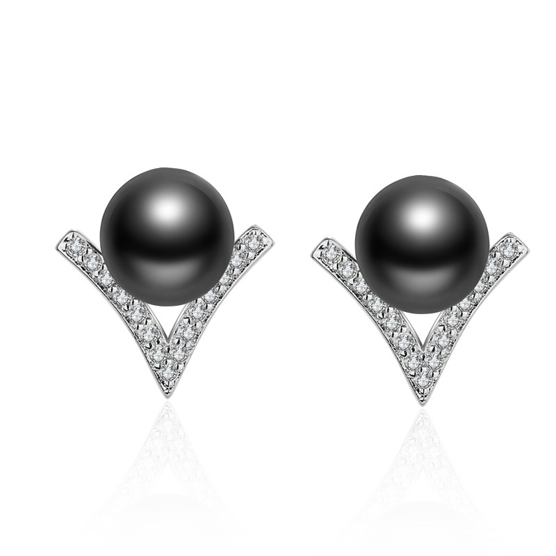 Stud Fashion 2 Colors Pearl Earrings For Women Bijoux Femme White Gold Plated V Shape Cubic Zirconia Earring Kolczyki Gift
Stud Fashion 2 Colors Pearl Earrings For Women Bijoux Femme White Gold Plated V Shape Cubic Zirconia Earring Kolczyki Gift