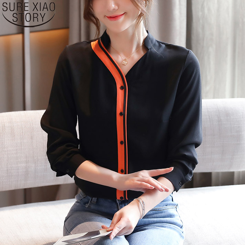 2020 New Fashion Women Long Sleeve Shirts and Blouses Cardigan Shirt Women V-neck Tops Chiffon Blouse Office Lady Blusas 10889, Picture
2020 New Fashion Women Long Sleeve Shirts and Blouses Cardigan Shirt Women V-neck Tops Chiffon Blouse Office Lady Blusas 10889, Picture