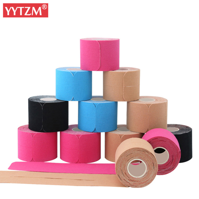 5Cmx5m Pre Elbow Cut Kinetic Muscle Support Athletic Recovery Elastic Kinesiology Tape Muscle Strain Ligament Tension Patch Y-I Strips1