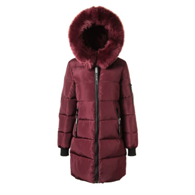 2020 New Arrival Winter Jacket Women Long Parka Cotton Casual Fur Hooded Jackets Warm Parkas Female Overcoat Coat Plus Size XXXL T200814