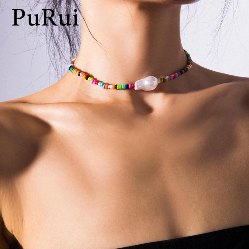 Bohemian Colorful Beaded Choker Necklace for Women Baroque Imitation Pearl Pendant Beads Chain Necklace Fashion Jewelry
Bohemian Colorful Beaded Choker Necklace for Women Baroque Imitation Pearl Pendant Beads Chain Necklace Fashion Jewelry
