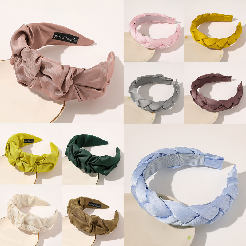 Women Hair Accessories Wrinkled Head Hoop Twist Braid Twist Hairband Pleated Hair Hoop Vintage Headband Solid Color Wide Brimmed
Women Hair Accessories Wrinkled Head Hoop Twist Braid Twist Hairband Pleated Hair Hoop Vintage Headband Solid Color Wide Brimmed