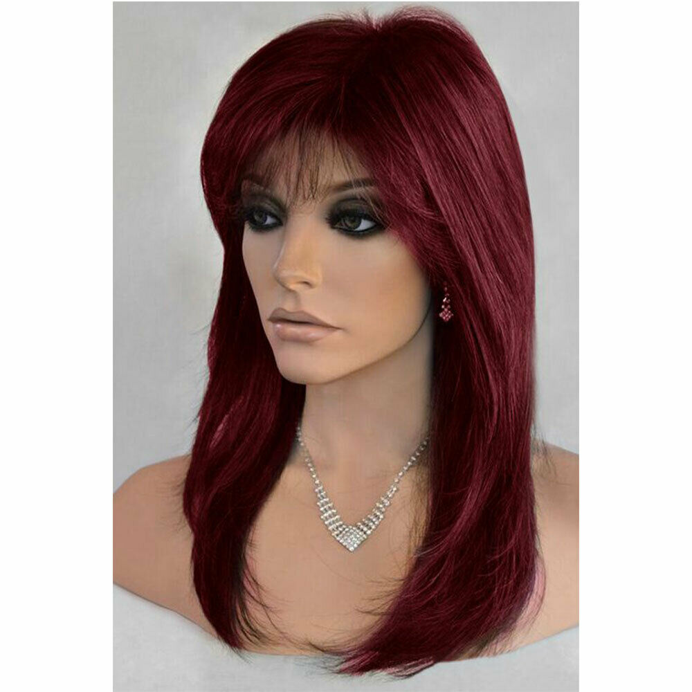 Fashion Women Ladies Long Straight Full Wig Natural Synthetic Hair Party Cosplay
