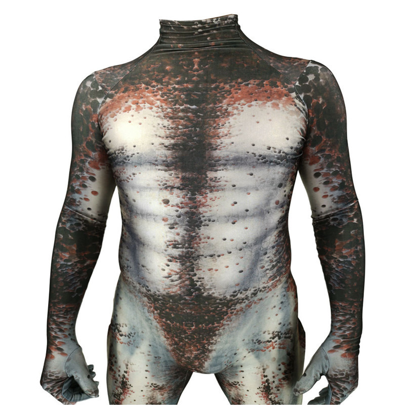 Women Men Boy Predator Cosplay Costumes 3D Printed pandex Movie The Predator Halloween Zentai Jumpsuit Suit Bodysuits CX200817