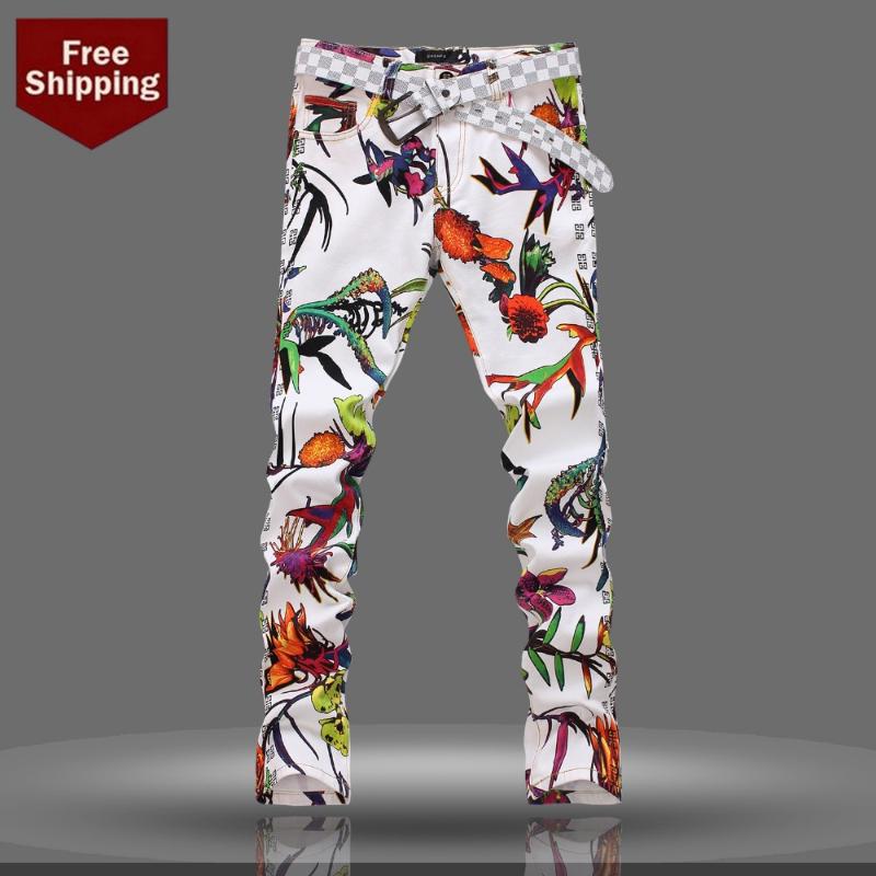 28-40 ! cowboy coloured drawing or pattern fashion casual pants colored drawing flower trousers men's clothing singer costumes, The picture
28-40 ! cowboy coloured drawing or pattern fashion casual pants colored drawing flower trousers men's clothing singer costumes, The picture