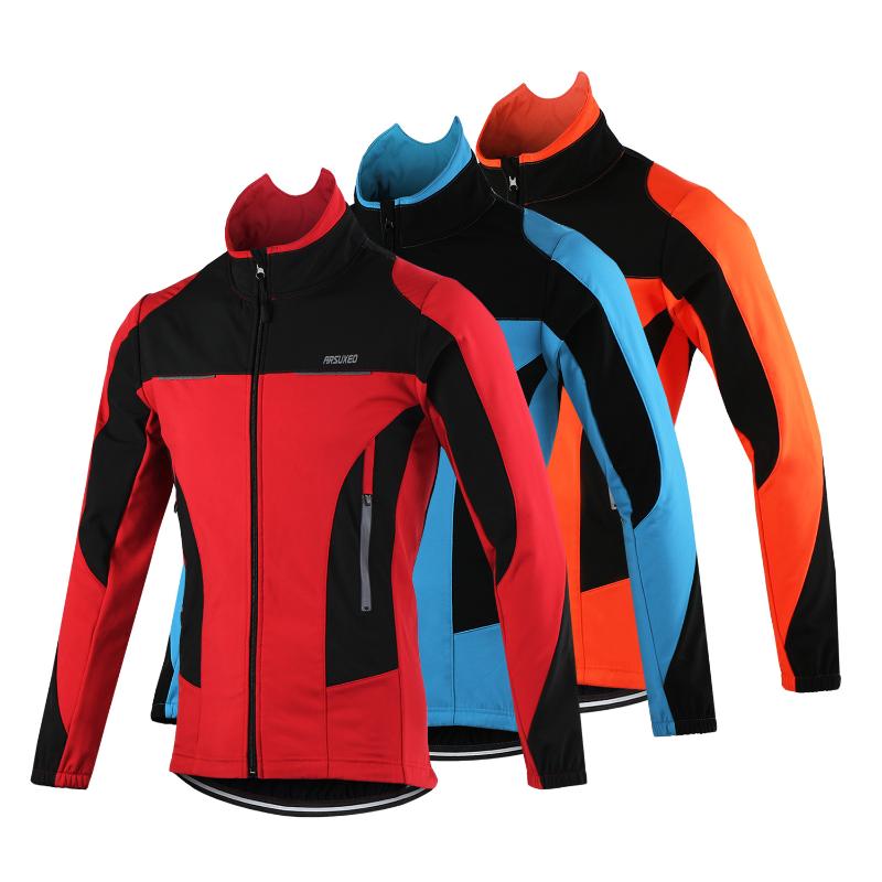 ARSUXE Men's Cycling Jacket Winter Thermal Fleece Long Sleeve Cycling Clothing Windproof Downhill MTB Bike Bicycle Coat Sports, Orange
ARSUXE Men's Cycling Jacket Winter Thermal Fleece Long Sleeve Cycling Clothing Windproof Downhill MTB Bike Bicycle Coat Sports, Orange