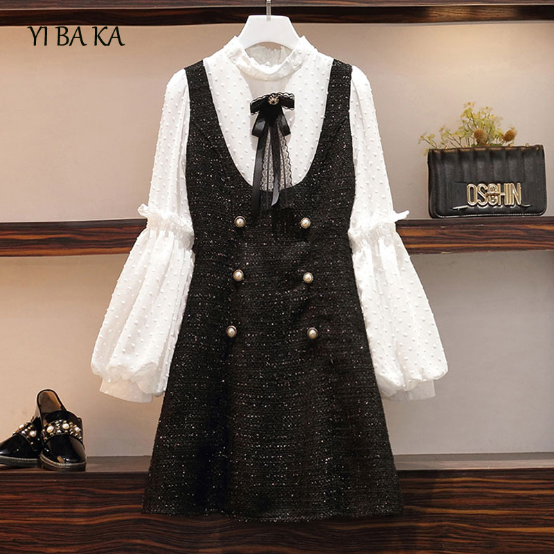 plus size 5XL women dress autumn winter long sleeve bow patchwork long dress female elegant vintage thick vestidos, Black
plus size 5XL women dress autumn winter long sleeve bow patchwork long dress female elegant vintage thick vestidos, Black