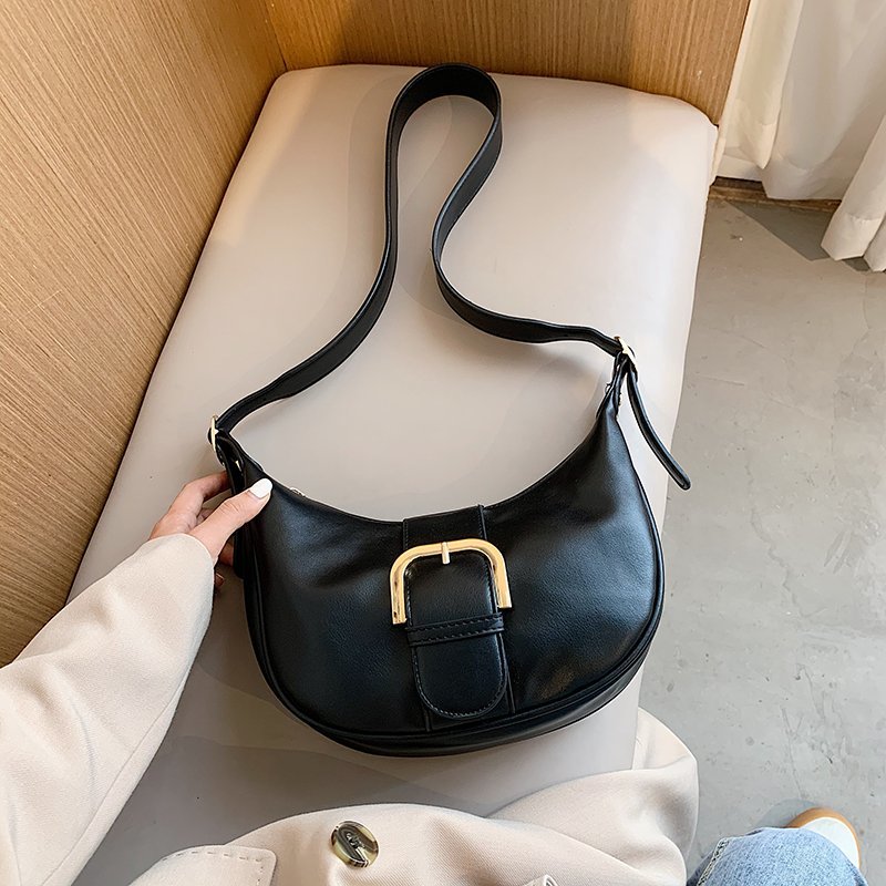 Buckle Design Chain PU Leather Crossbody Bags For Women 2020 Shoulder Simple Handbags Ladies Travel Hand Bag, Black
Buckle Design Chain PU Leather Crossbody Bags For Women 2020 Shoulder Simple Handbags Ladies Travel Hand Bag, Black