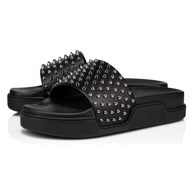 2020 Fashion Designer Slippers Red Bottoms Sandals Spikes Pool Fun Embellished Studded Slides Mens Sport Slide House Platform with box
2020 Fashion Designer Slippers Red Bottoms Sandals Spikes Pool Fun Embellished Studded Slides Mens Sport Slide House Platform with box
