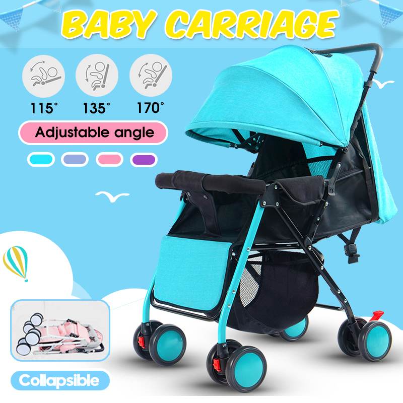 Folding Baby Stroller Portable Lying Dampening Pushchair Light Weight Newborn Stroller High Landscape Carriage Baby
Folding Baby Stroller Portable Lying Dampening Pushchair Light Weight Newborn Stroller High Landscape Carriage Baby