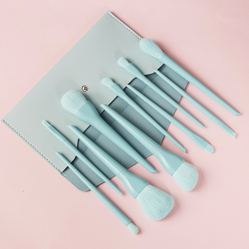 Candy Colors Makeup Brushes Set Professional Eyeshadow Eyebrow Foundation Powder Blush Blending Brushes Cosmetic Tool Juego De Brochas De Maquillaje W