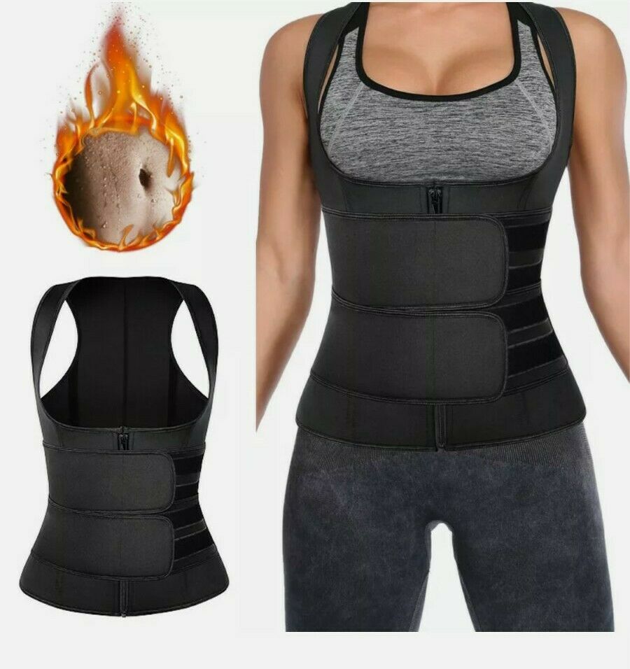 Premium Neoprene Waist Trainer Fitness Sauna Sweat Bands Double Belts Corset Cincher Trimmer Girdle Back Support Slimming Body Shapers DHL Free